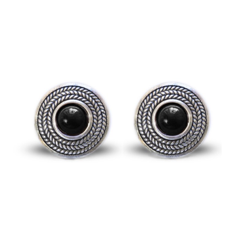 Orecchini a lobo in argento Ogros