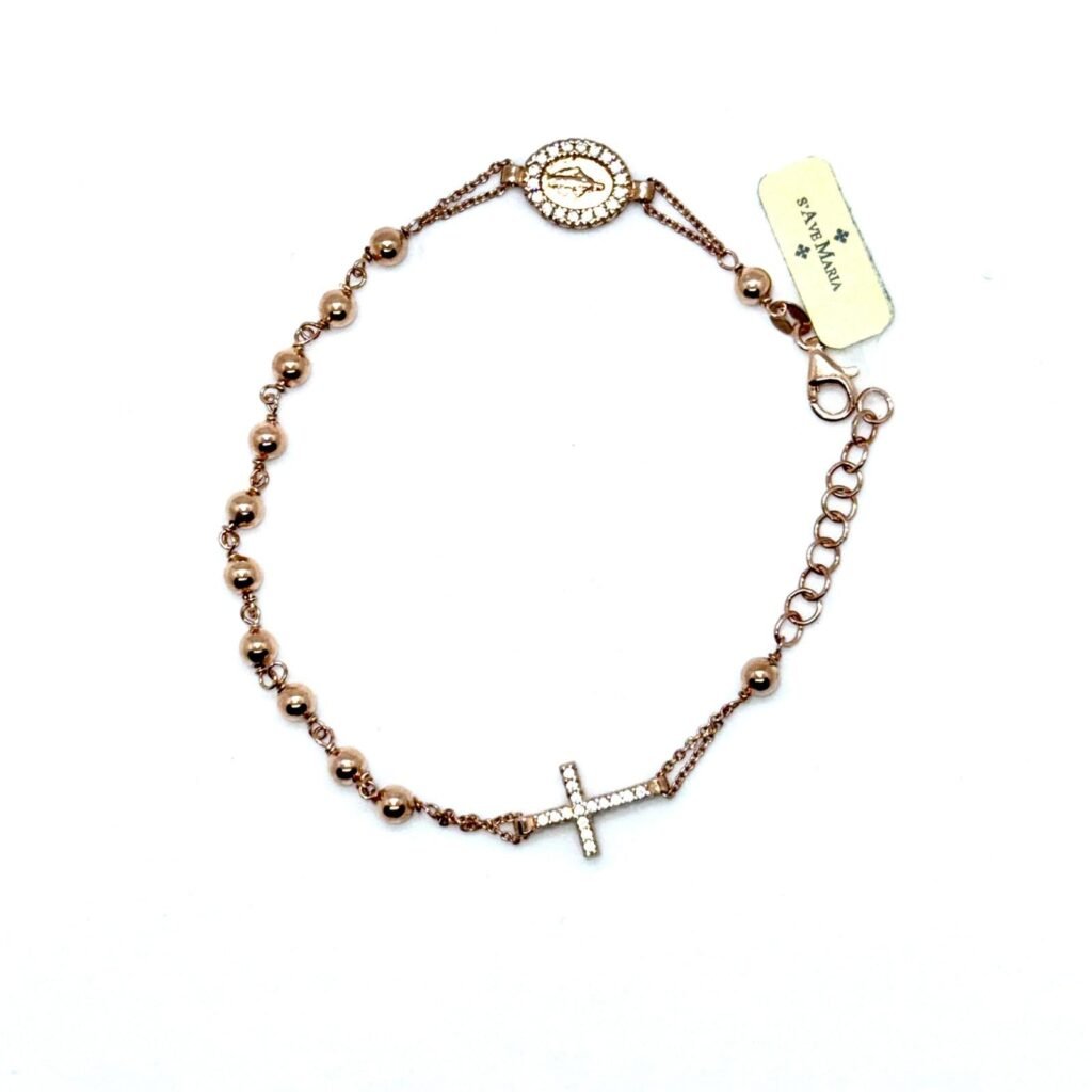 S'Ave Maria Bracciale Rosario Grande BRRGRB