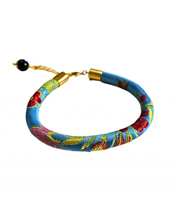BRACCIALE IN BROCCATO SARDO DIANA CELESTE