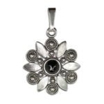 ciondolo filigrana sarda fiore