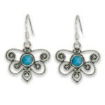 Orecchini pendenti in filigrana Mariposa