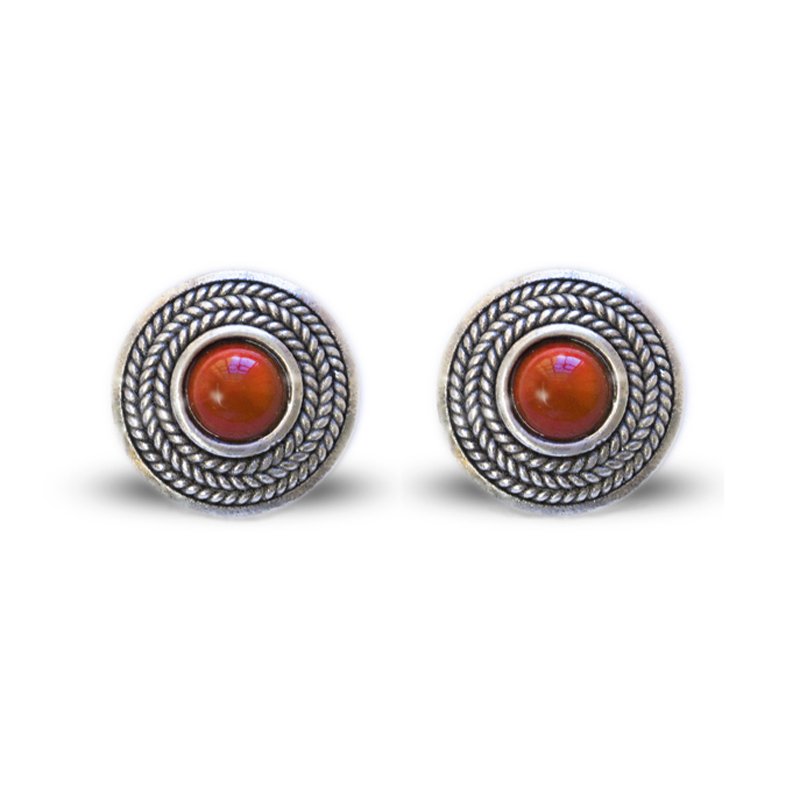 Orecchini a lobo in argento Ogros