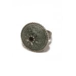 anello bottone brunito s'ave maria