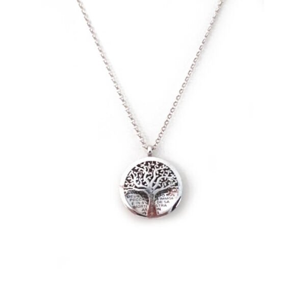 collana vida mea s'ave maria bianca con corbula bianca