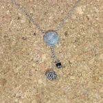 collana sarda con corbula bottoncino e coccu