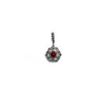 ciondolo sardo liena corona argentato